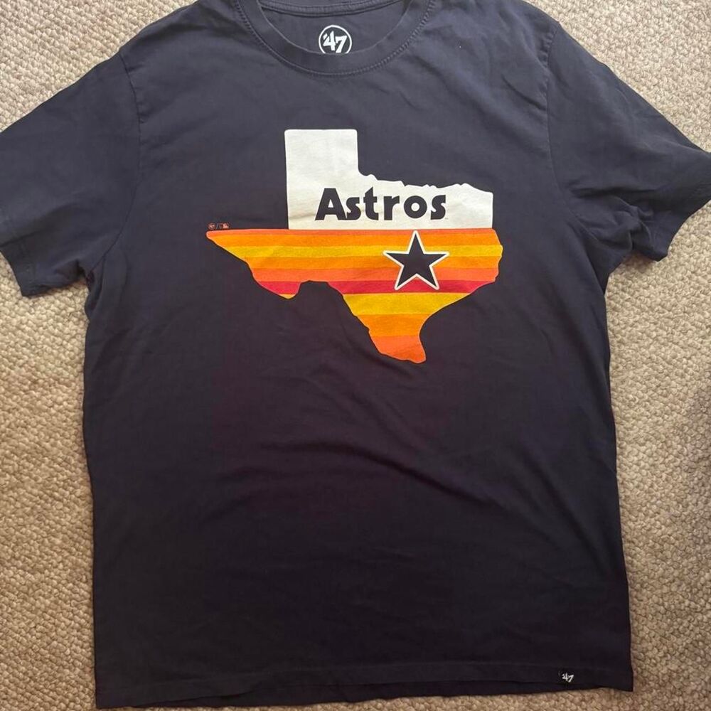 Mlb Men's Navy and Blue T-shirt